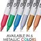 Metallic Permanent Markers, Fine Point, Metallic Silver, 36 Count (2003899)